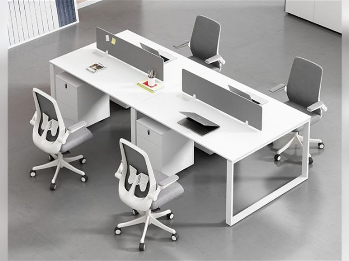 Bureau bench open space 4 places